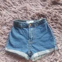 Spodemski jeans dżinsowe 32 xxs Bershka
