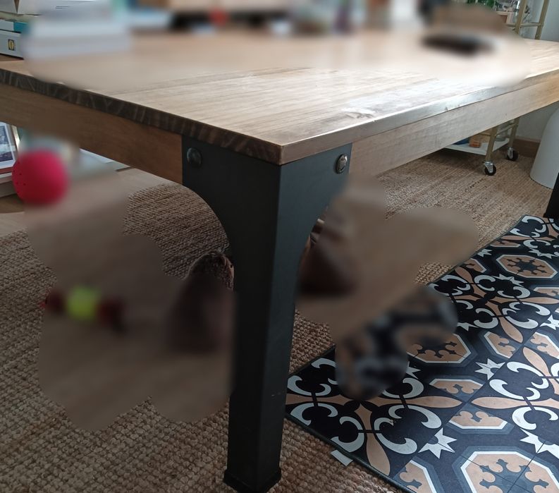 Mesa de centro / sala madeira maciça