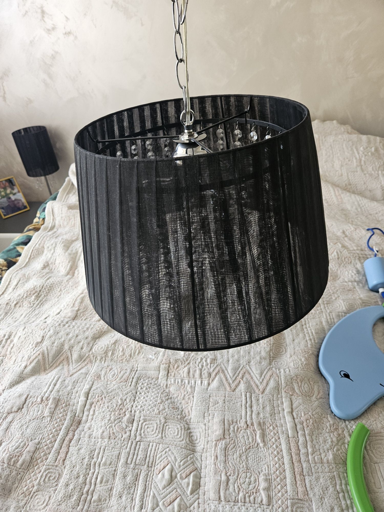 Lampy do sypialni pokoju lampa wisząca dwie lampki nocne