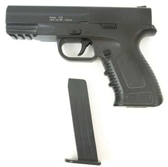 Пистолет Глок Glock 18 Galaxy G39 на пульках Металл детский игрушечный