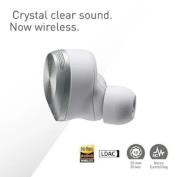 Technics EAH-AZ80E-S słuchawki douszne srebrne ANC Bluetooth 5.3 10mm