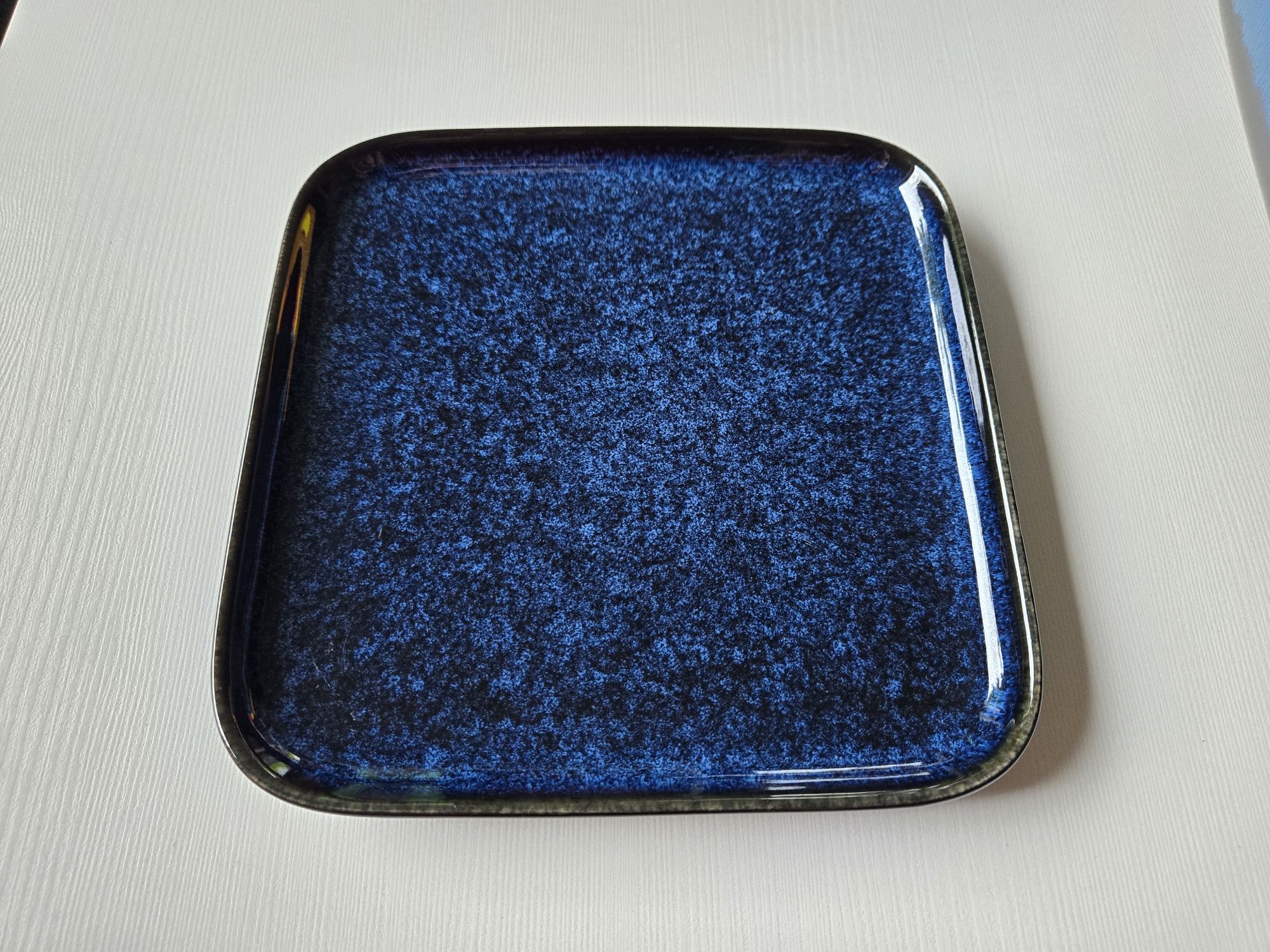 Zestaw obiadowy dla 4 osób, niebieski galaxy, vancasso stern blue