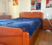 Quarto casal completo com colchão