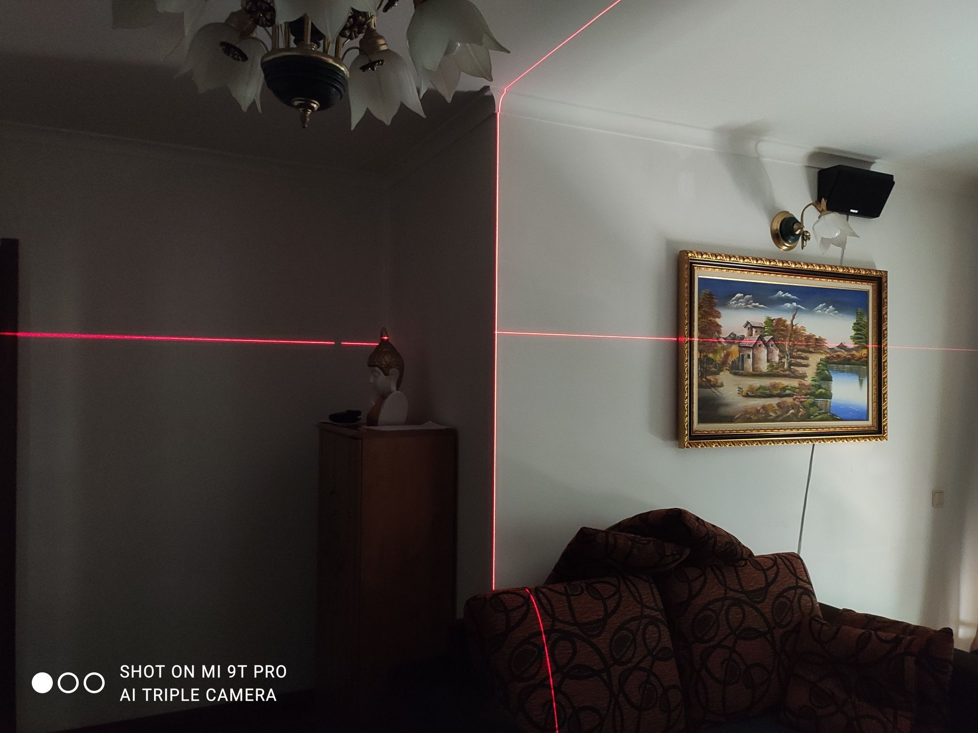 Nível laser duas linhas