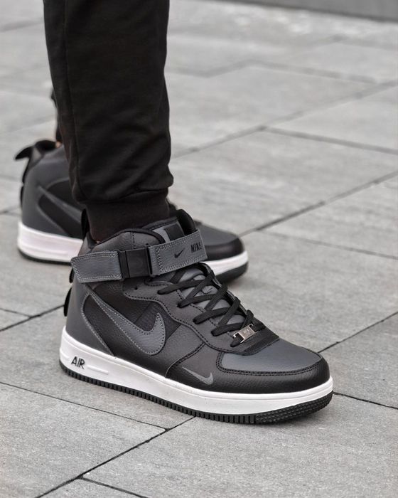 Чоловічі зимові хутряні кросівки Nike різнокольорові | кросівки найк