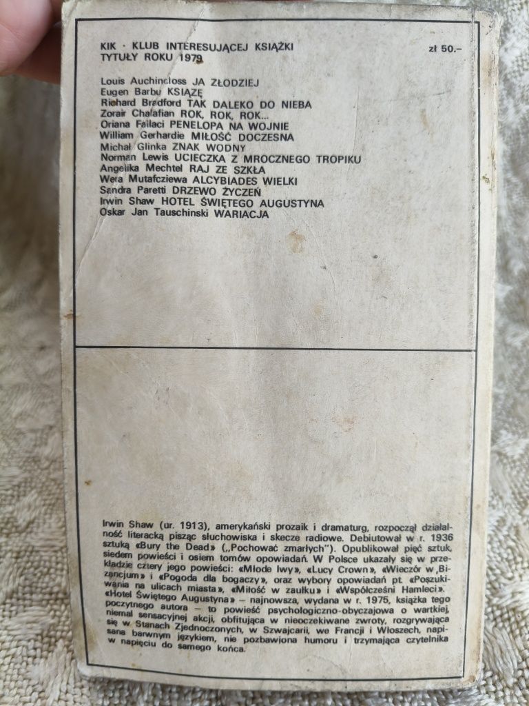 Książka hotel świętego Augustyna 7