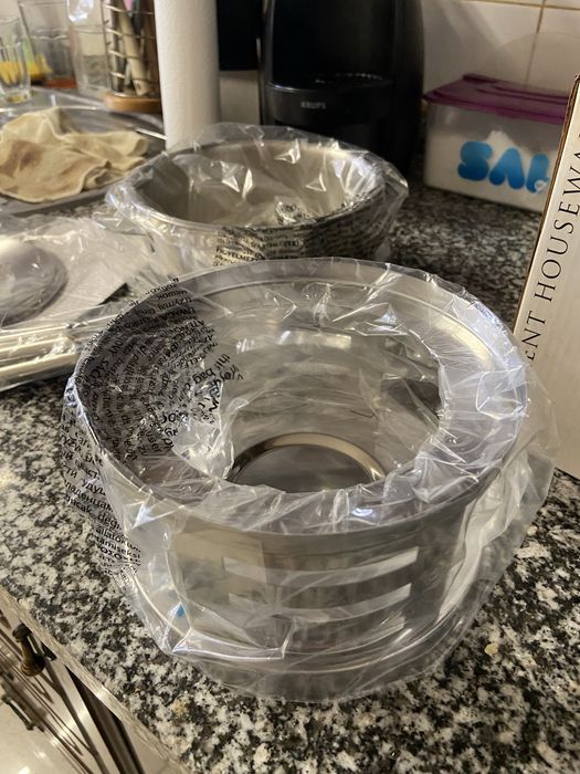 Fondue Inox com chama de álcool
