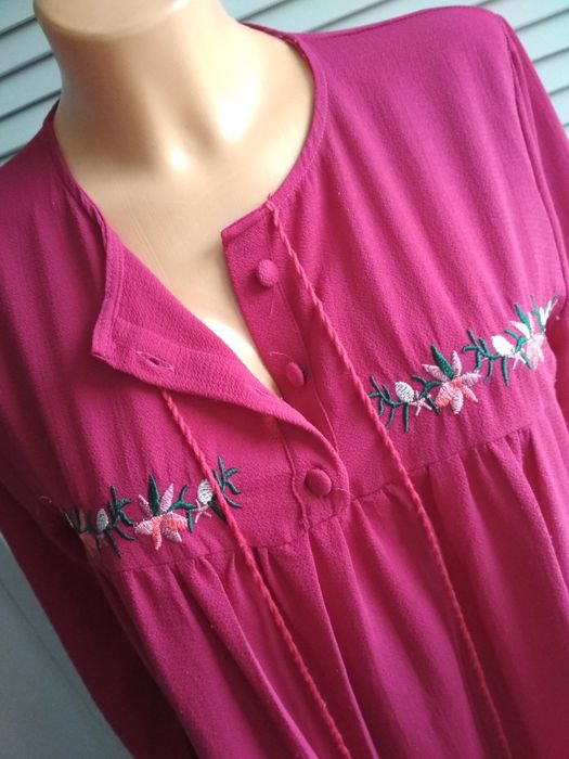 Sukienka retro vintage folkowa z haftem