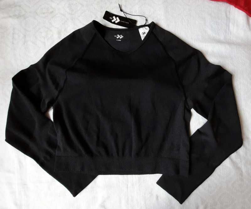 Top Koszulka damska z długim rękawem * sportowa * nowa z metką