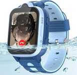 Smartwatch4G dla dzieci z GPS i telefonem–wodoszczelnośćIP67 NIEBIESKI