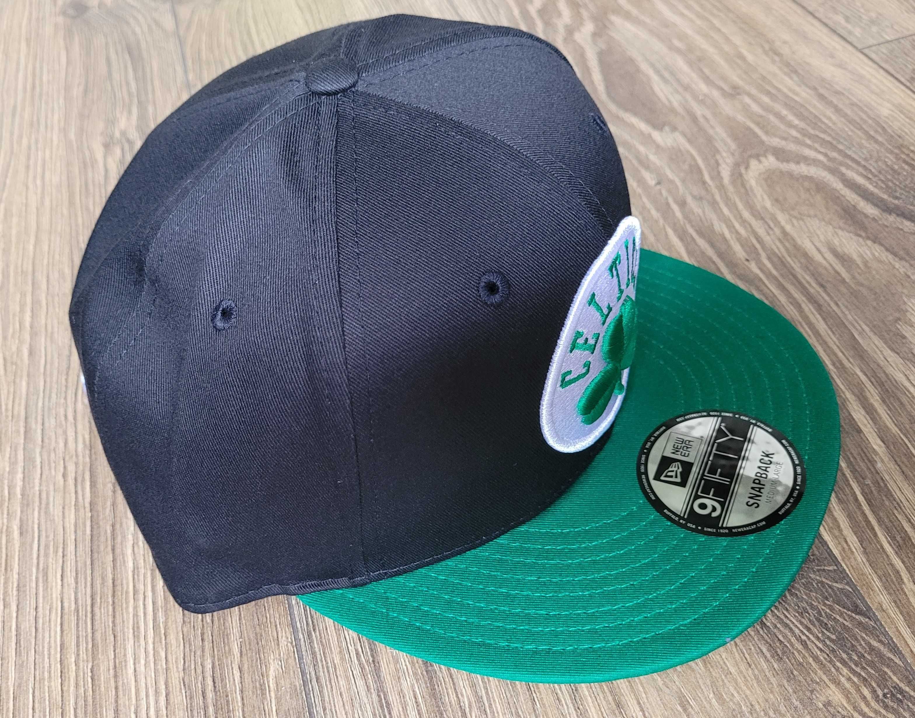 czapka z daszkiem New Era 9Fifty NBA Boston Celtics czarna M/L NOWA