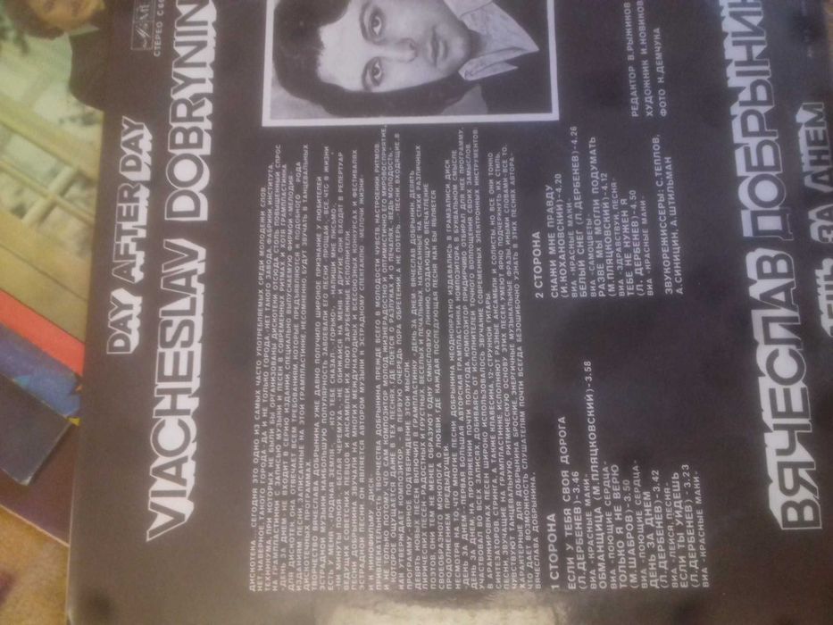 Виниловые пластинки.