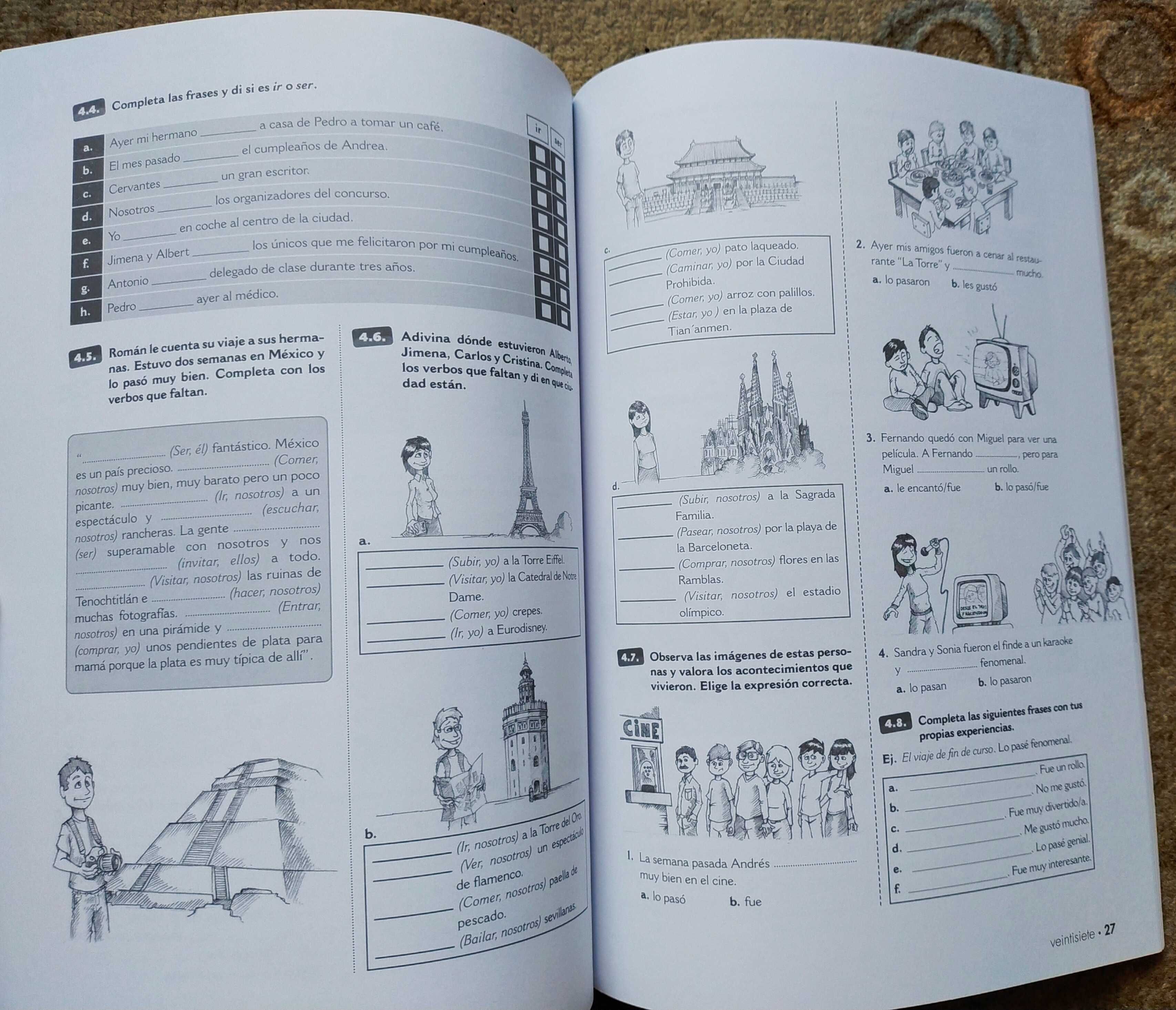 Ćwiczenia do hiszpańskiego Espacio Joven A2.1 Libro