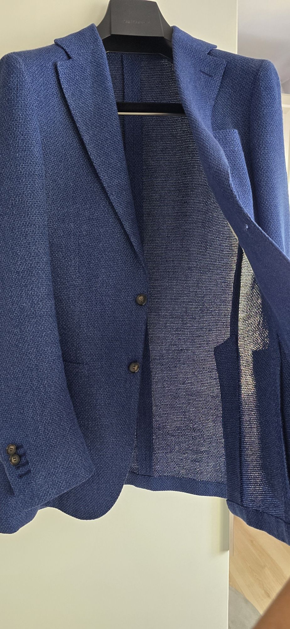 Marynarka Suitsupply r. 44 (model Havana,splot giro inglese!, 51% jedw