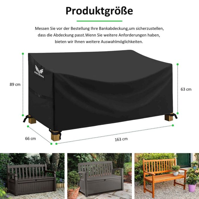 Pokrowiec na ławkę Ogrodowa