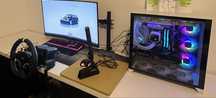 Moza r5 + clutch pedal + handbrake