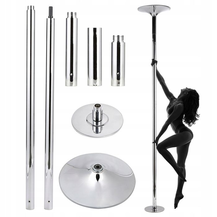 Професійний пілон шест для танців PoleDance обертовий 225-270см M-Pole