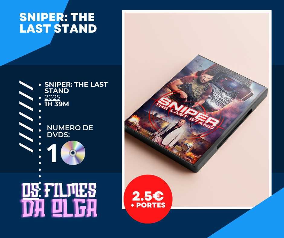 DVD do filme Sniper: The Last Stand