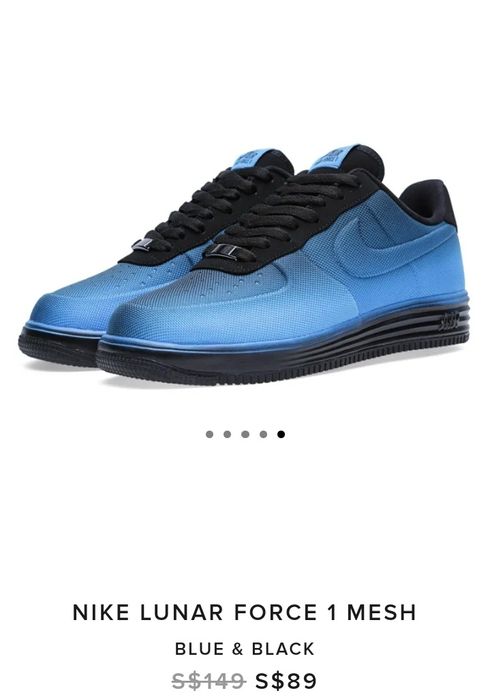 Nike air lunar force 1 blue sea