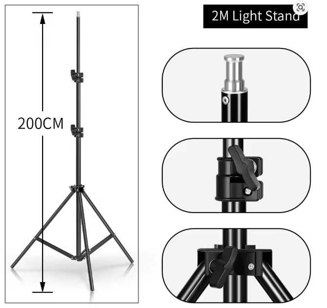 Софтбокс 50х70 Тримачі, LED лампи. Комплект студійного освітлення.