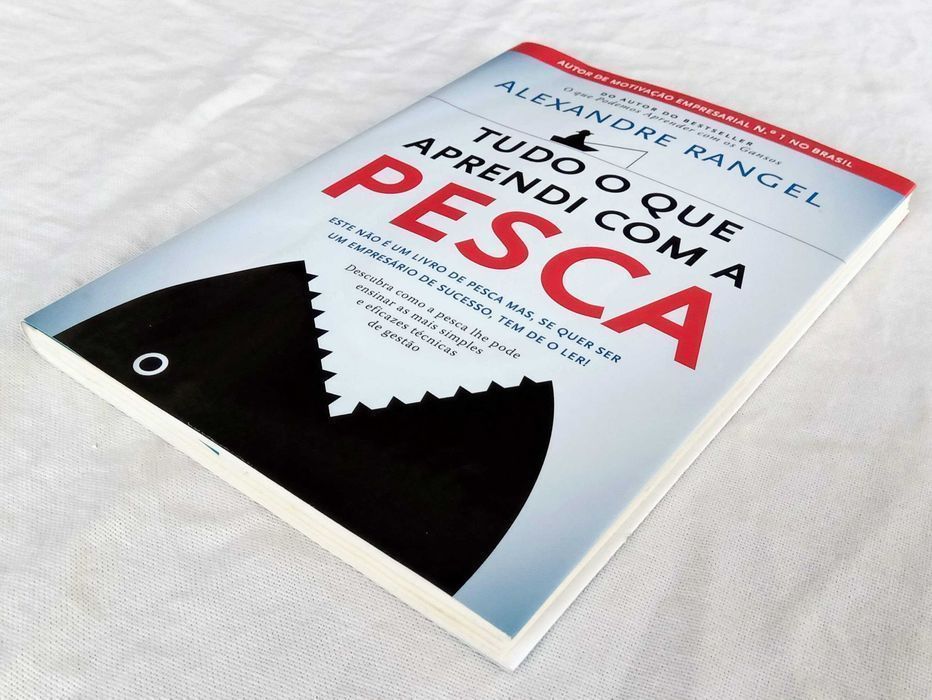 Livro Tudo o Que Aprendi Com a Pesca de Alexandre Rangel