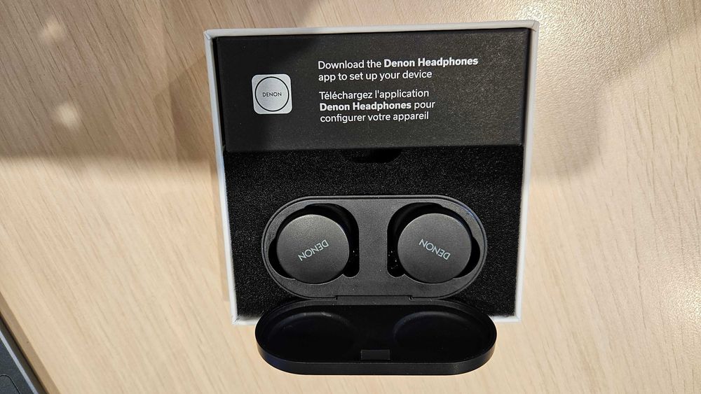 Słuchawki bezprzewodowe Denon PerL Dokanałowe Bluetooth 5.0 Czarny