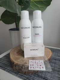 Semilac zestaw Cleaner +aceton