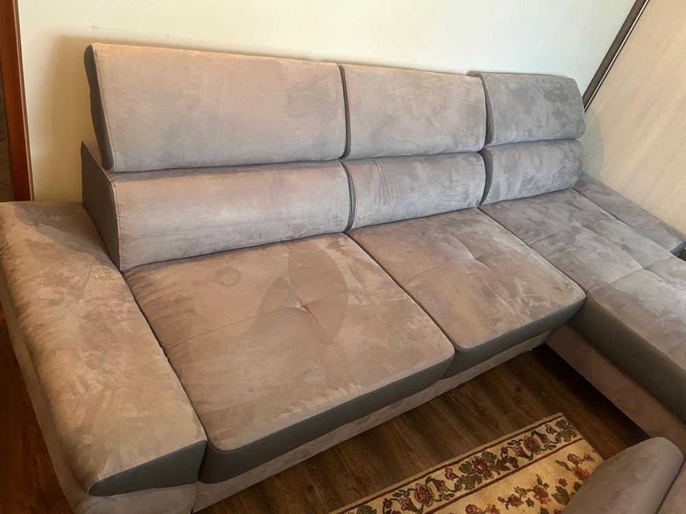 Kanapa sofa 3 osobowa z szezlongiem