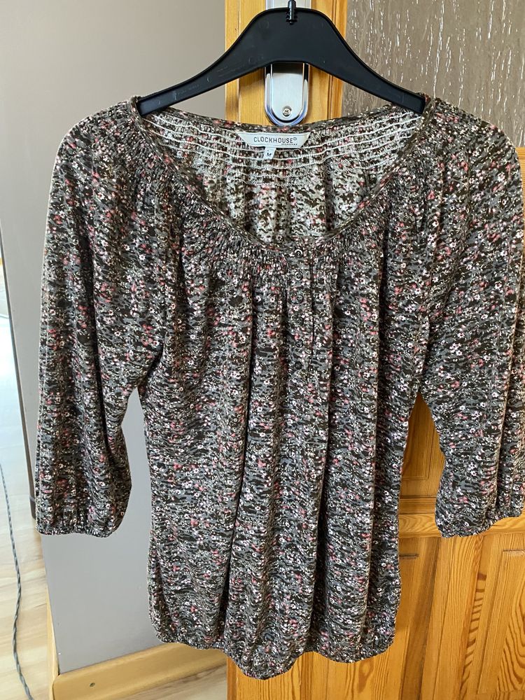 Bluzka damska M C&A rekaw 3/4 sciagacz