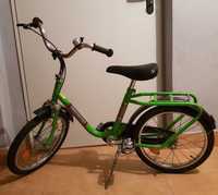 zadbany zielony rower dziecięcy marki Romet 14"