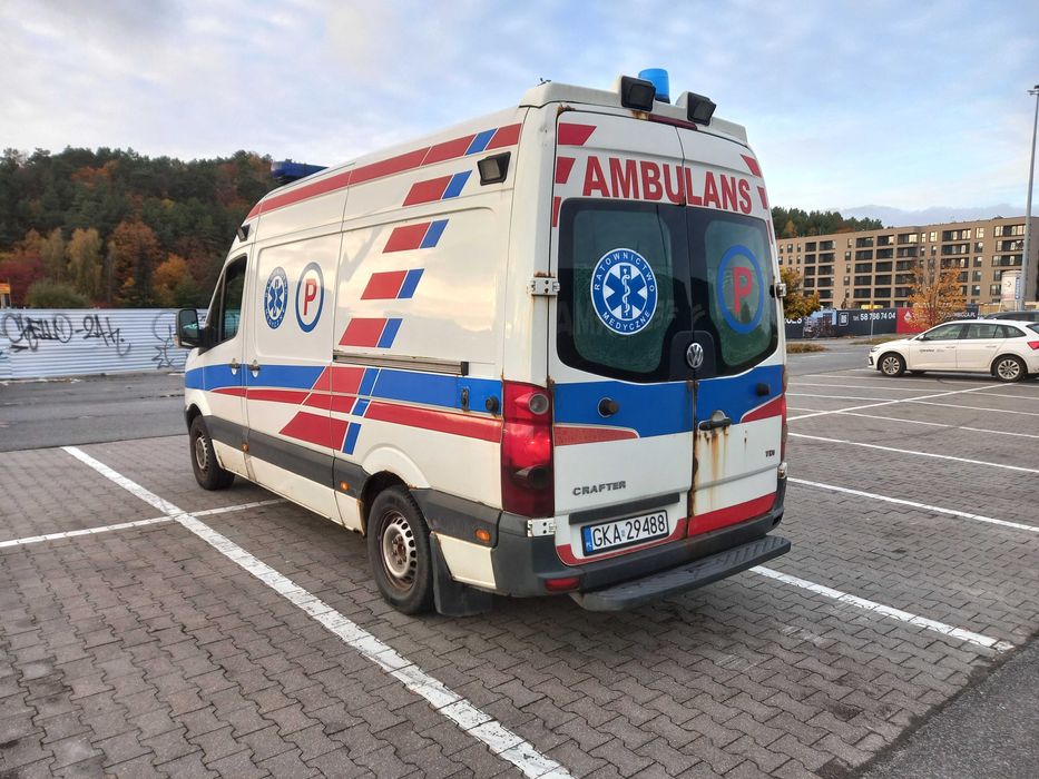 Vw Crafter Karetka Ambulans Sprawna zabudowa Wietmarscher Homologacja