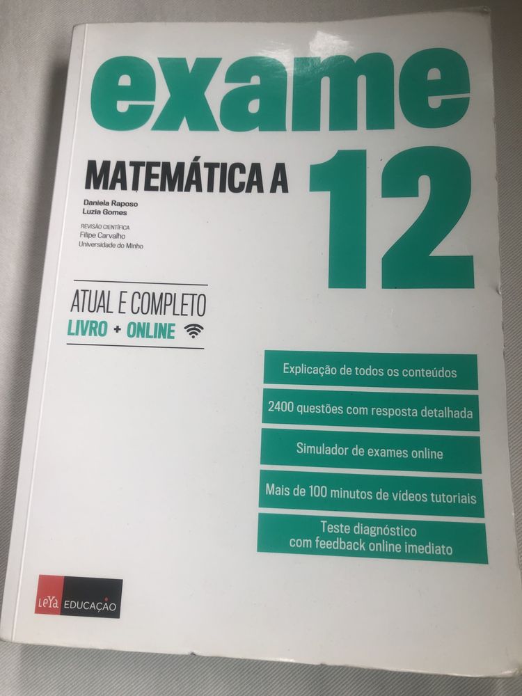 Livro Exame Matematica A novo