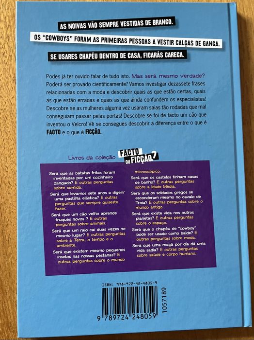 Coleção livros Juvenis Facto ou Ficção