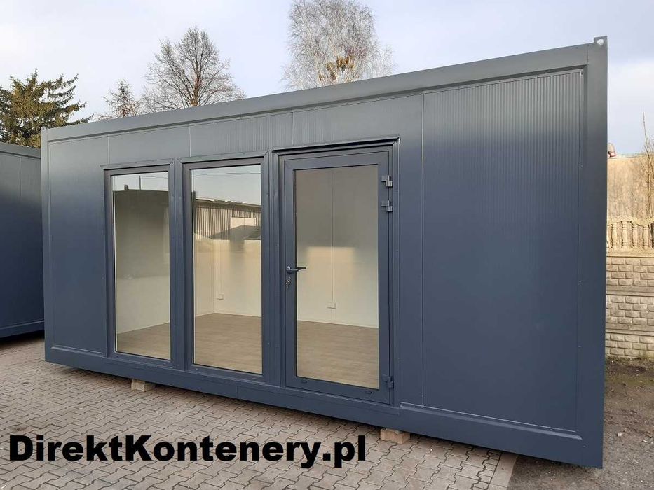 Wynajem Kontener pawilon handlowy sprzedażowy 18m2 WC+Aneks+Klima