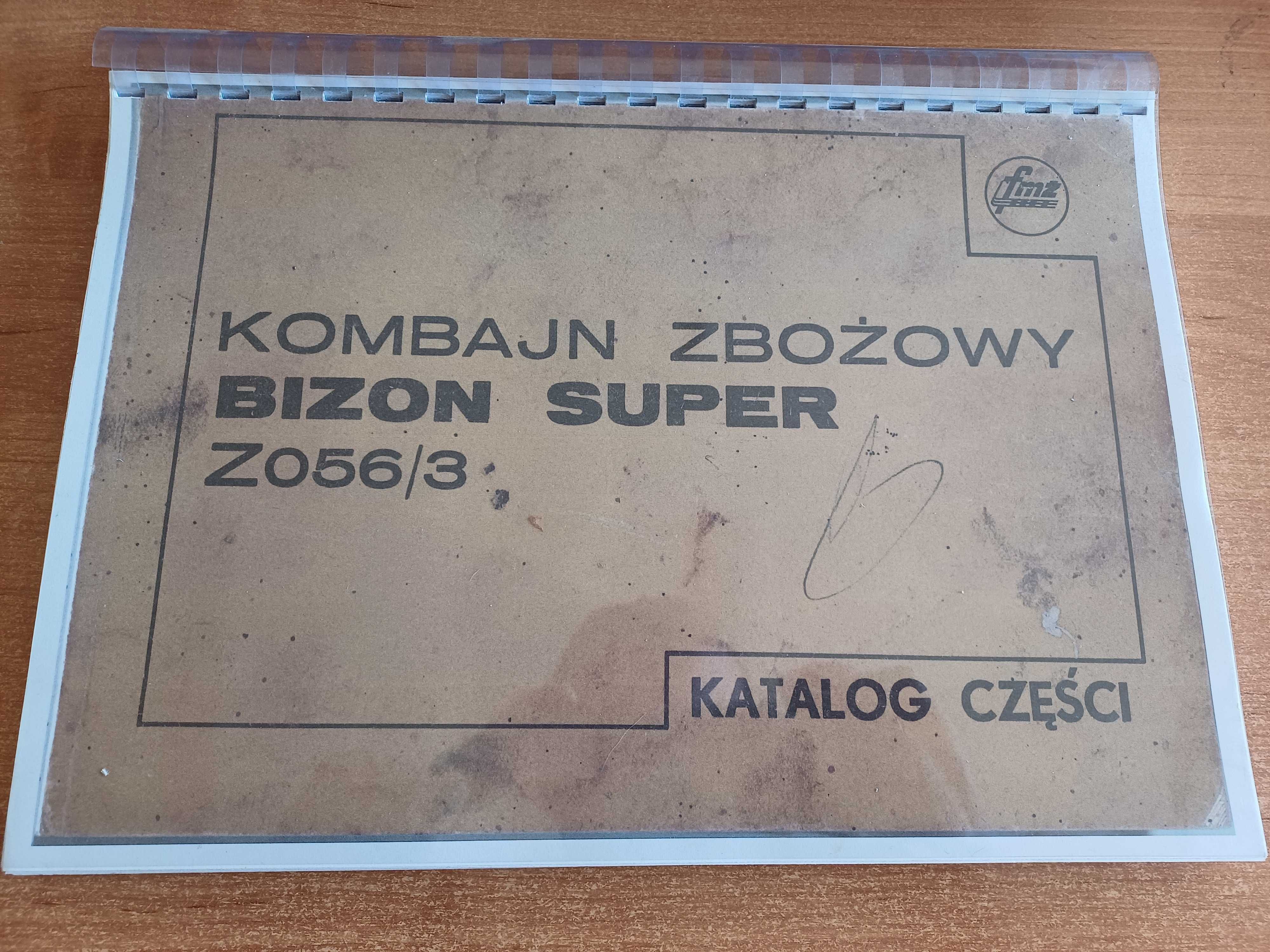 Katalog części do kombajnu BIZON Z-056/5 , Z-056/6 , Z-056/3 - Bizon