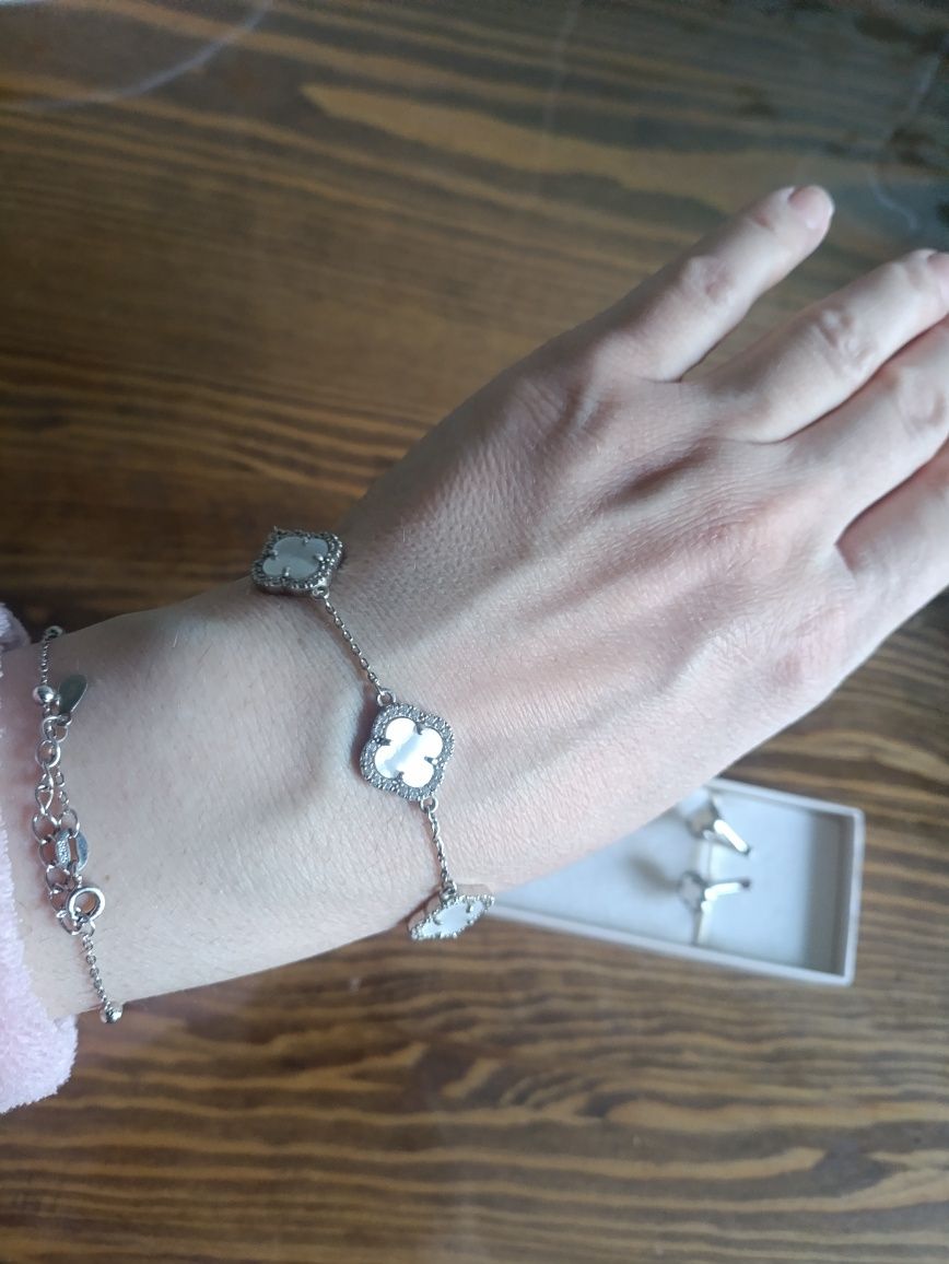 Браслет серьги Ван Клиф Van Cleef
