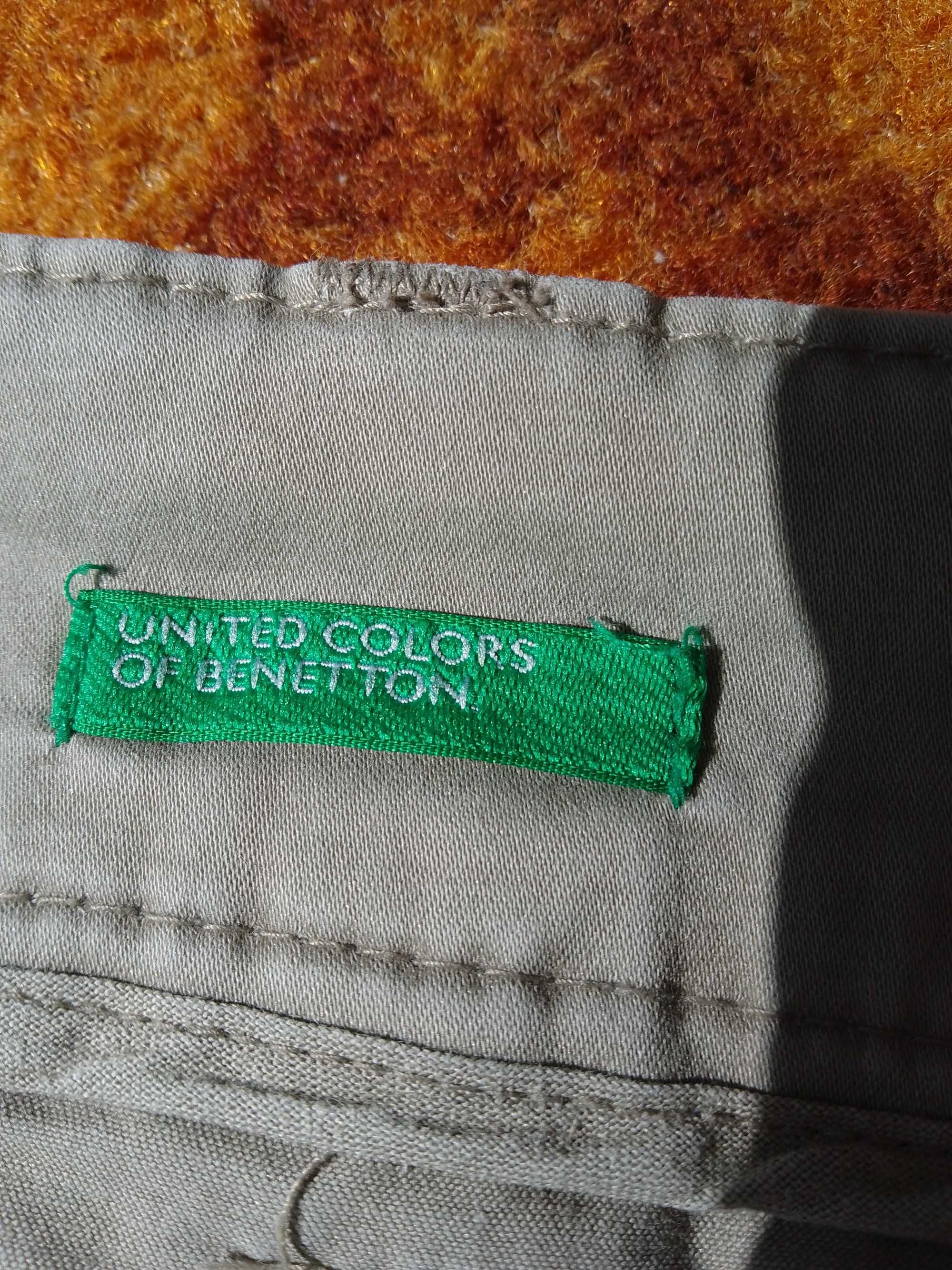 Spodnie khaki Benetton r.38