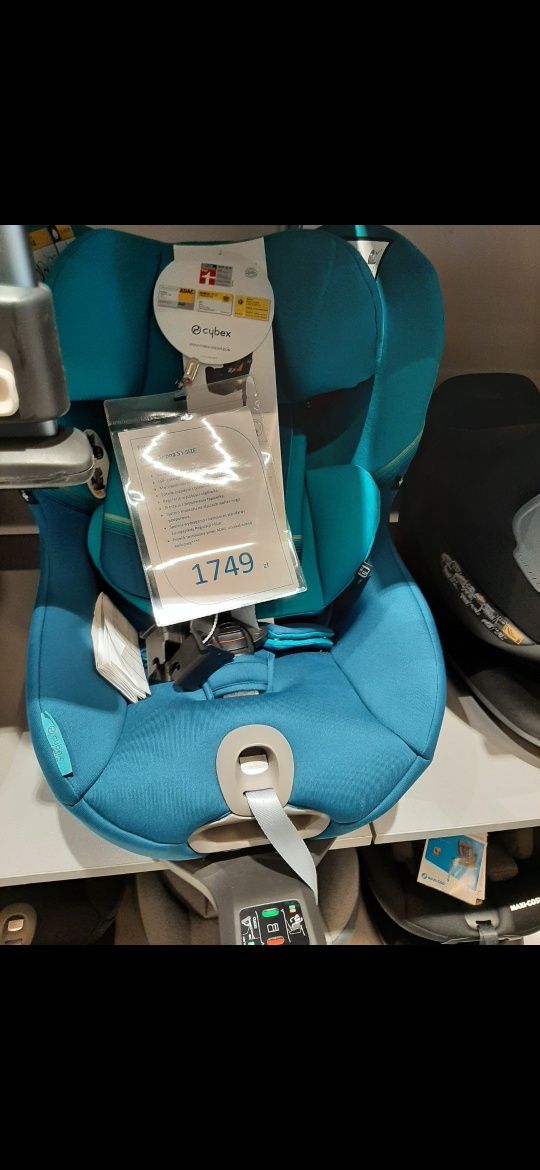 Fotelik samochodowy cybex sirona z bazą 0-18kg 105cm z gwarancją