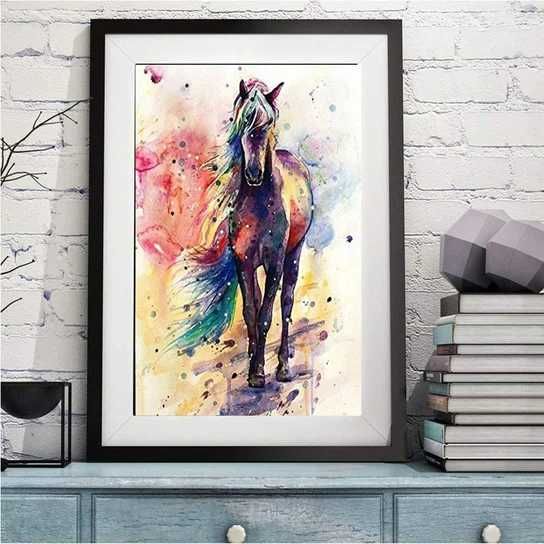 Art malowanie po numerkach konik