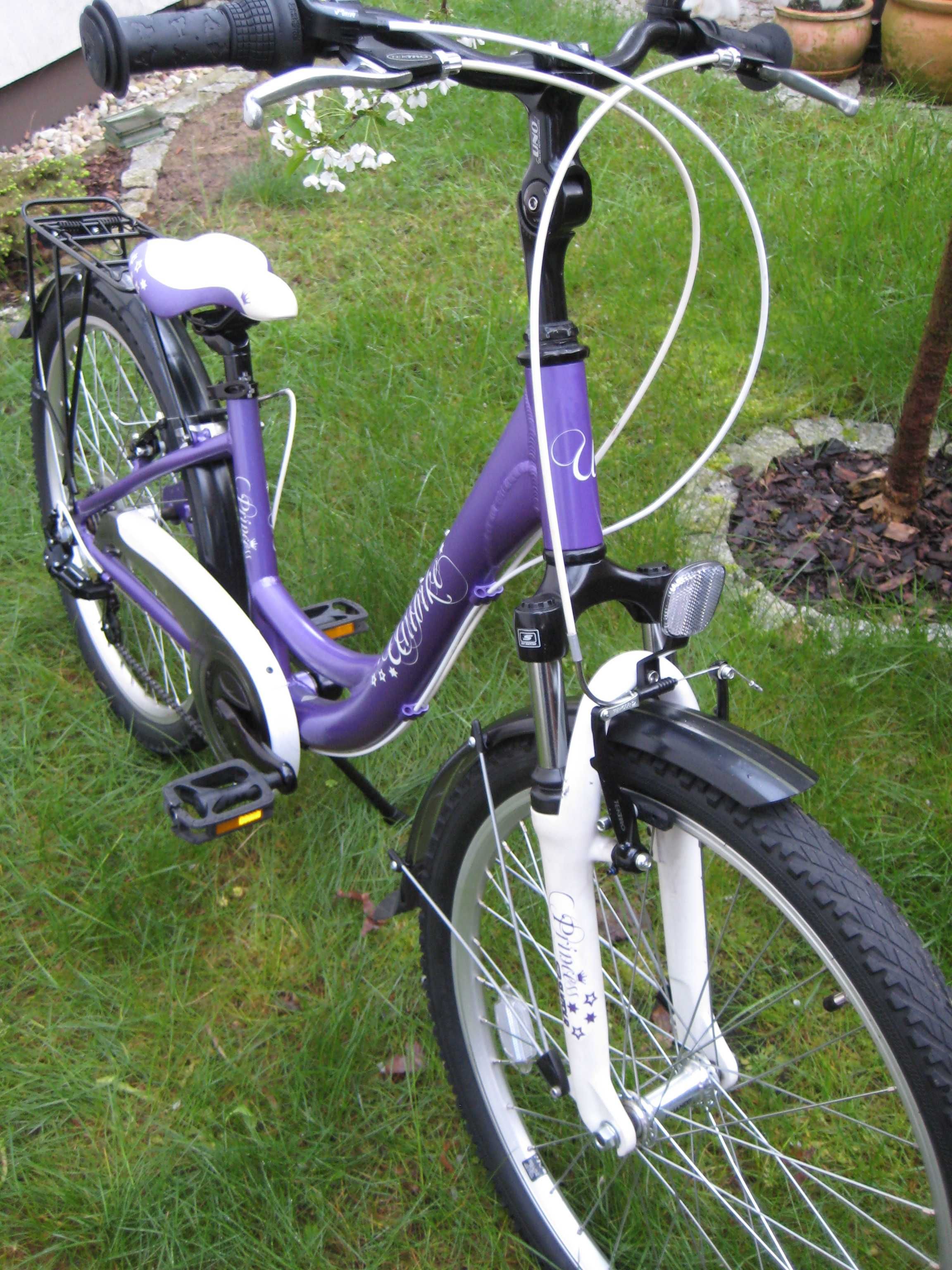 Piękny aluminiowy rower Unibike Princess 24".