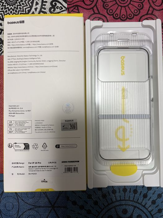 Película de vidro premium para iphone 16 Pro Max