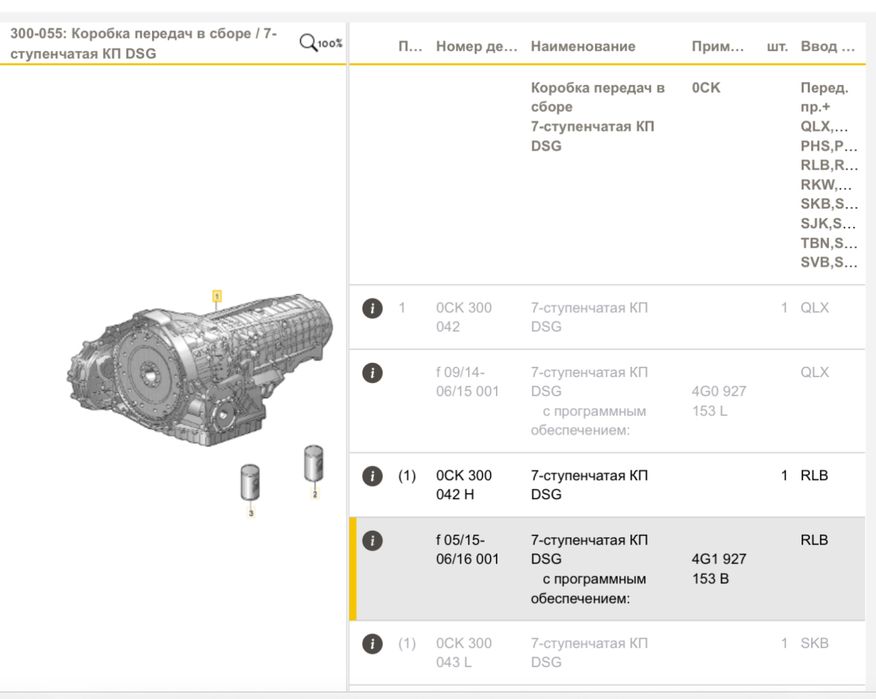 Audi A6 4G 2.0D AKПП DSG RLB 2015-