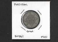 Moeda de 100 Reis. Portugal 1900