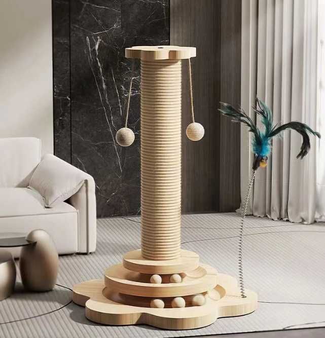 Arranhador para gato com vários brinquedos incluidos NOVO ENVIO GRÁTIS
