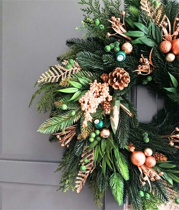 wianek świąteczny zimowy nr 18