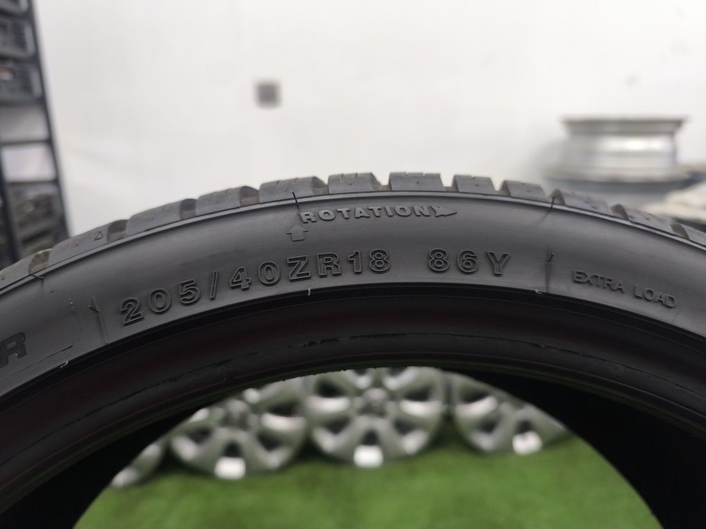 2023r 7.5mm 2 x 205/40/18 MINERVA Opony Całoroczne Wysyłka