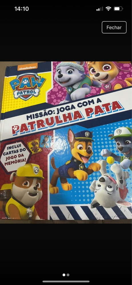 Livro patrulha pata