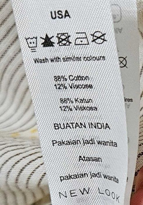 Блуза с вышивкой свободная в стиле оверсайз New Look