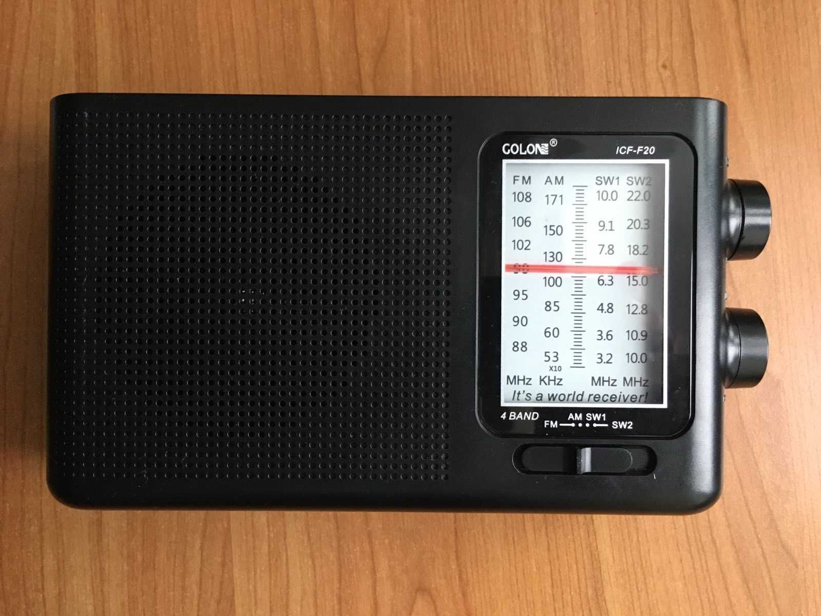 Радиоприемник  ICF-F20 USB, micro SD, MP3, AUX