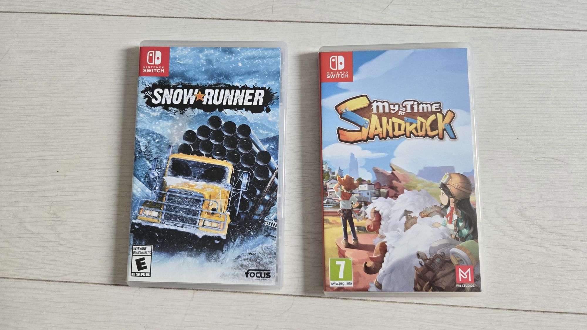 Картриджи для Nintendo Switch: My Time At Sandrock та SnowRunner
